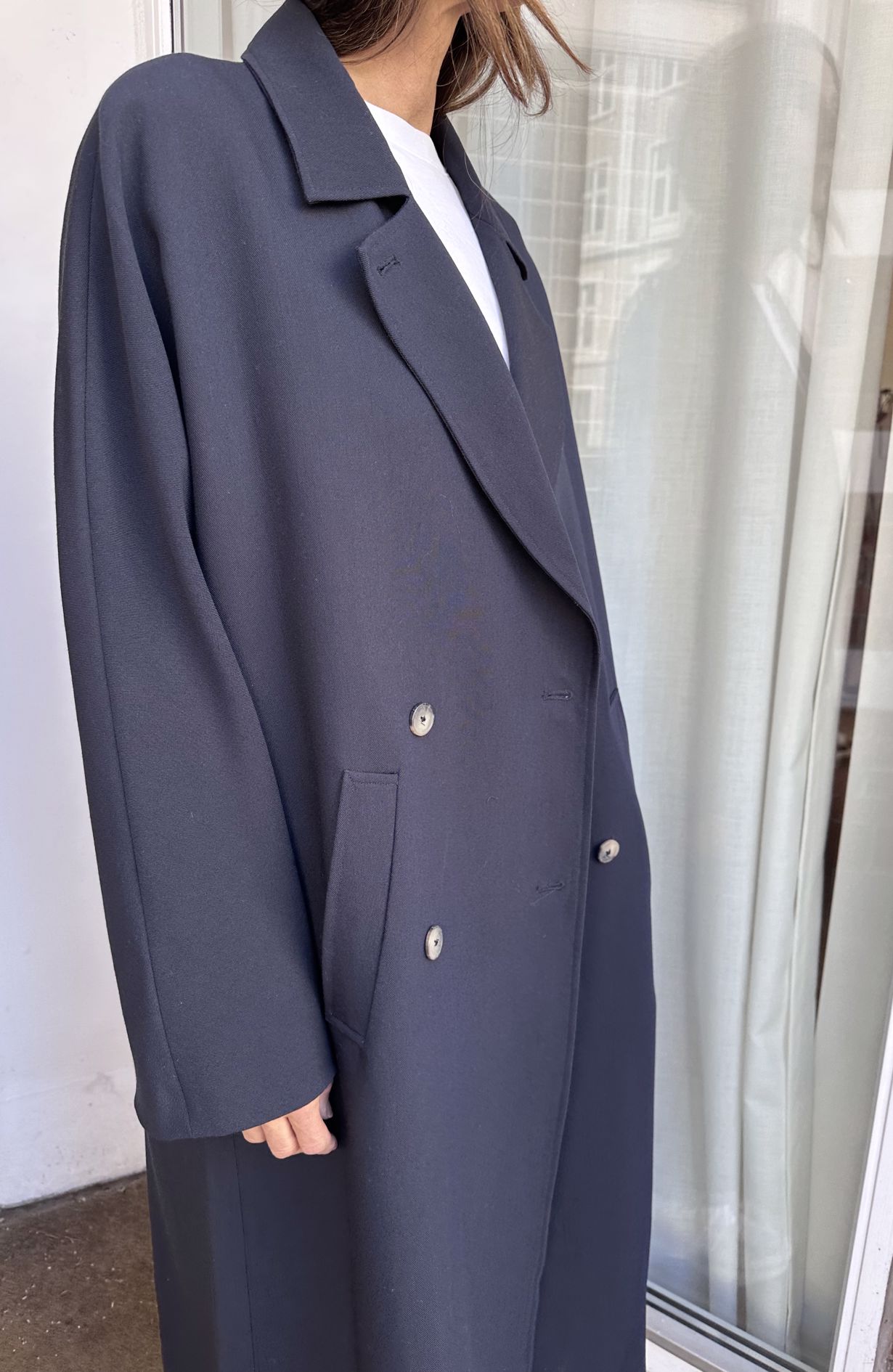 Iblamelulu Matteo Coat navy